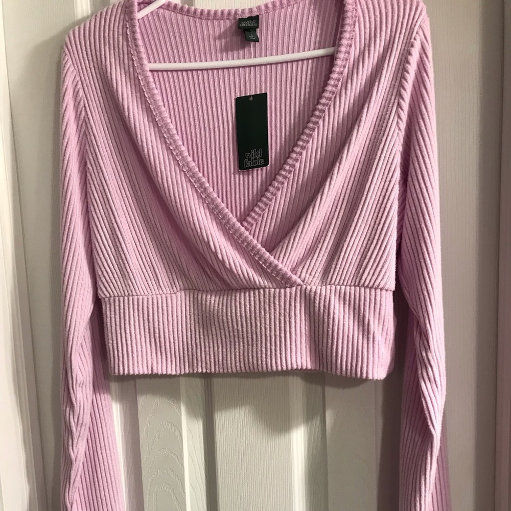 Lavender Crop Top, Size XL